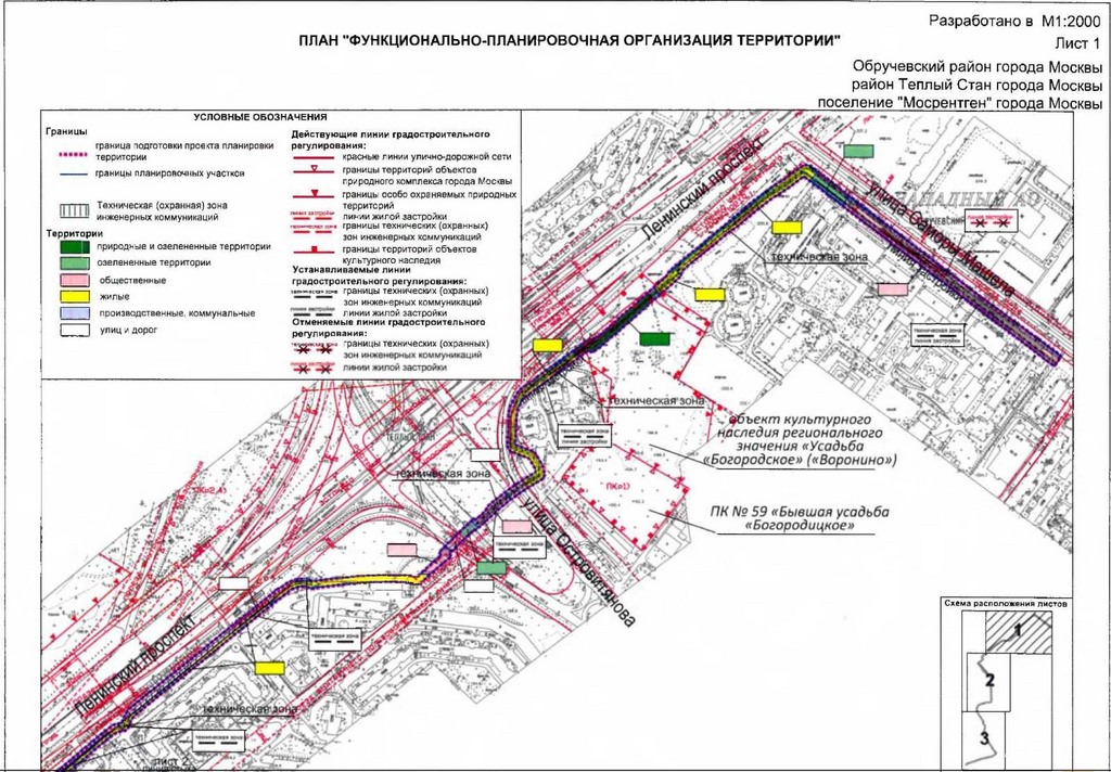 Постановление Правительства Москвы от 19.12.2017 N 1049-ПП "Об утверждении проекта планировки территории линейного объекта - кабельная линия 110 кВ "Тропарево-Теплый Стан N 1, N 2"