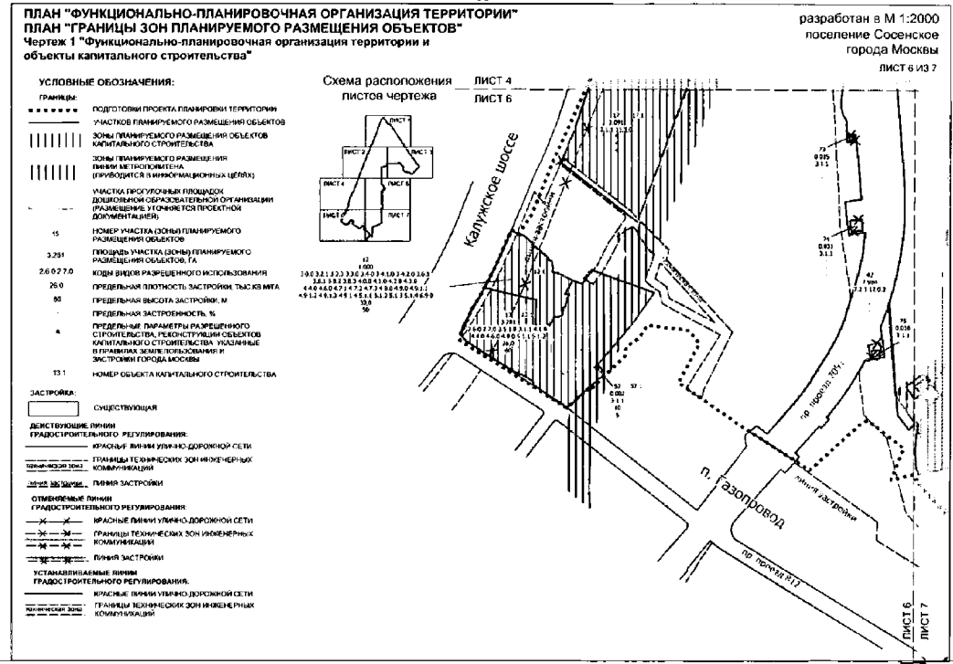 Постановление Правительства Москвы от 07.08.2019 N 1016-ПП "Об утверждении проекта планировки территории вблизи пересечения Калужского шоссе с МКАД и проектируемым проездом N 812"