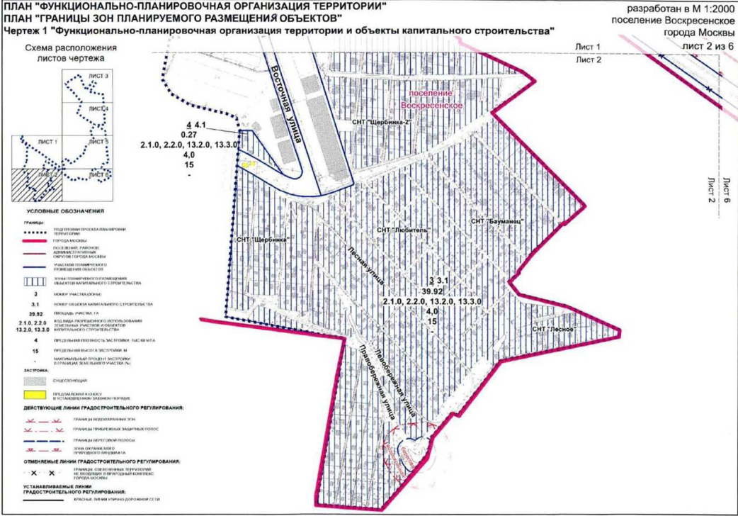 Постановление Правительства Москвы от 25.09.2019 N 1253-ПП "Об утверждении проекта планировки территории вблизи города Щербинка и с/т "Биофизика" поселения Воскресенское города Москвы"
