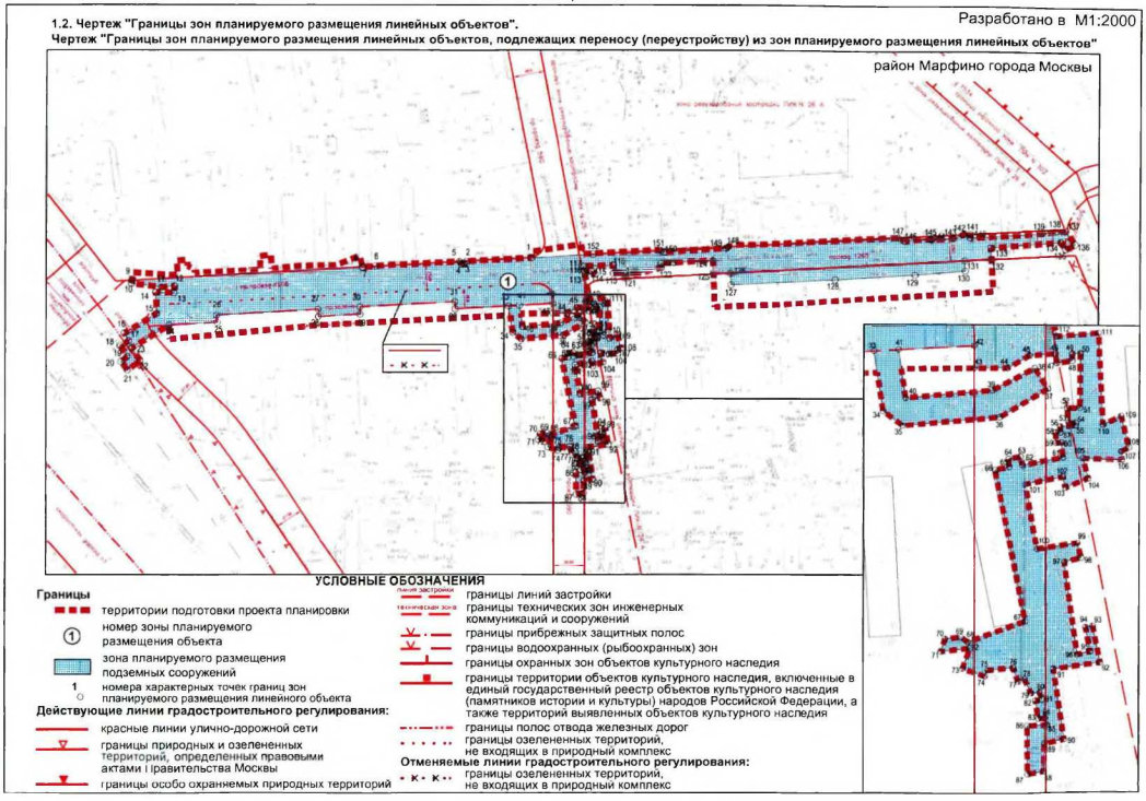 Постановление Правительства Москвы от 19.11.2019 N 1528-ПП "Об утверждении проекта планировки территории линейного объекта - городские инженерные сети по улице Академика Комарова"