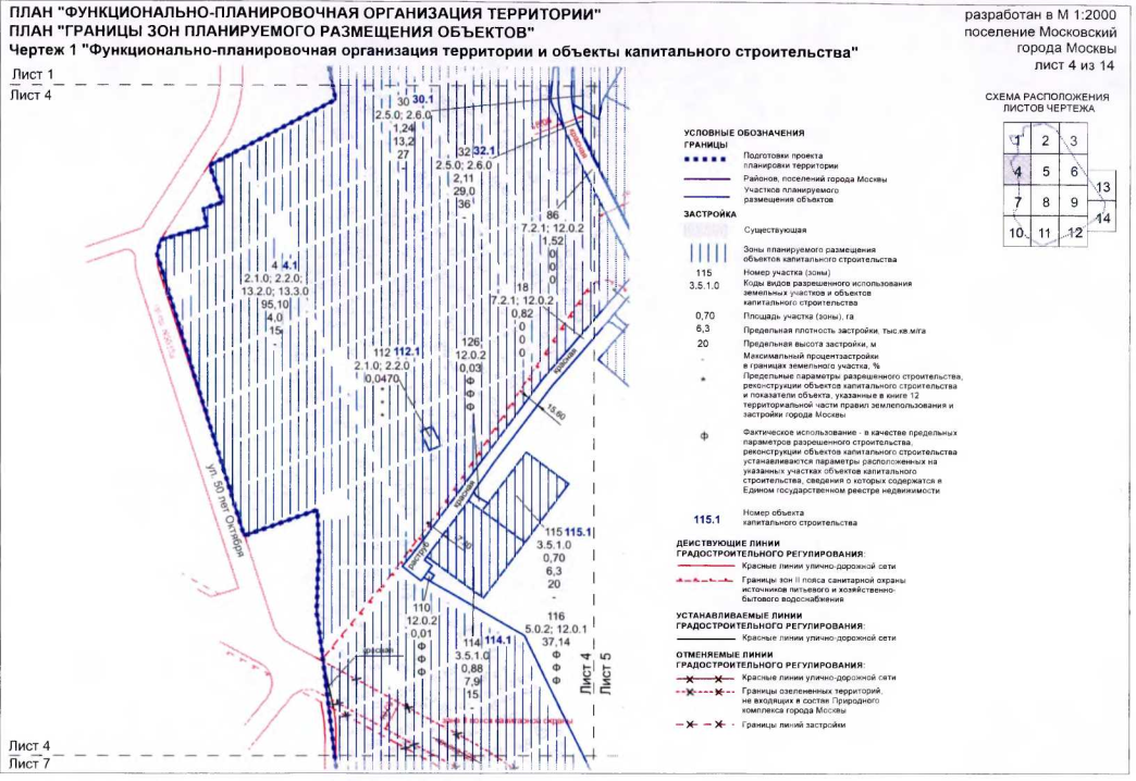 Постановление Правительства Москвы от 26.11.2019 N 1585-ПП "Об утверждении проекта планировки территории, ограниченной Боровским шоссе, МКАД, Киевским шоссе, границей района Солнцево города Москвы"