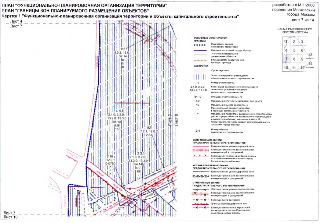 Постановление Правительства Москвы от 26.11.2019 N 1585-ПП "Об утверждении проекта планировки территории, ограниченной Боровским шоссе, МКАД, Киевским шоссе, границей района Солнцево города Москвы"