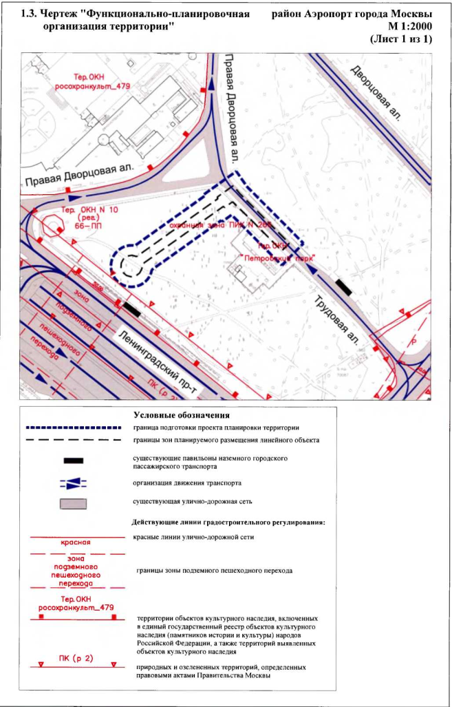 Постановление Правительства Москвы от 04.12.2019 N 1633-ПП "Об утверждении проекта планировки территории линейного объекта - кабельный коллектор от Трудовой аллеи до Ленинградского проспекта"
