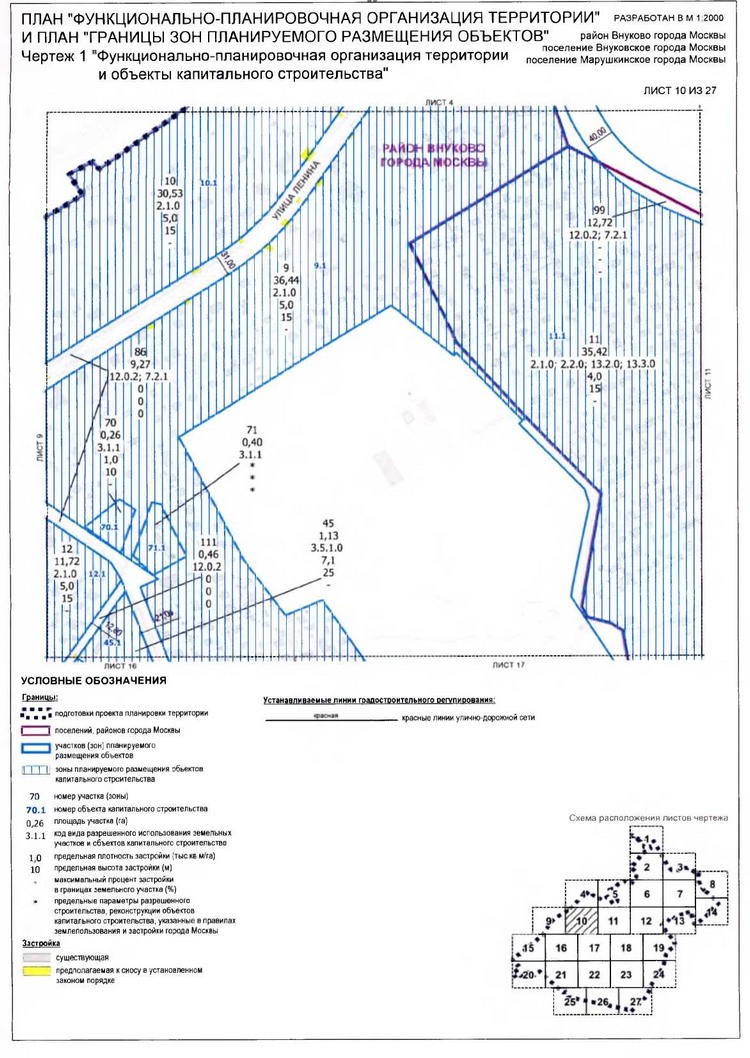 Постановление Правительства Москвы от 18.12.2019 N 1773-ПП "Об утверждении проекта планировки территории поселения Внуковское, поселения Марушкинское и района Внуково города Москвы вблизи деревни Изварино"
