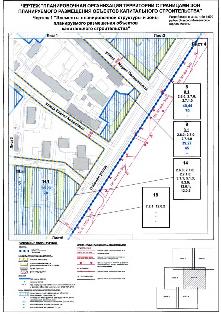 Постановление Правительства Москвы от 14.01.2020 N 13-ПП "Об утверждении проекта планировки территории кварталов 2, 4 района Очаково-Матвеевское города Москвы"