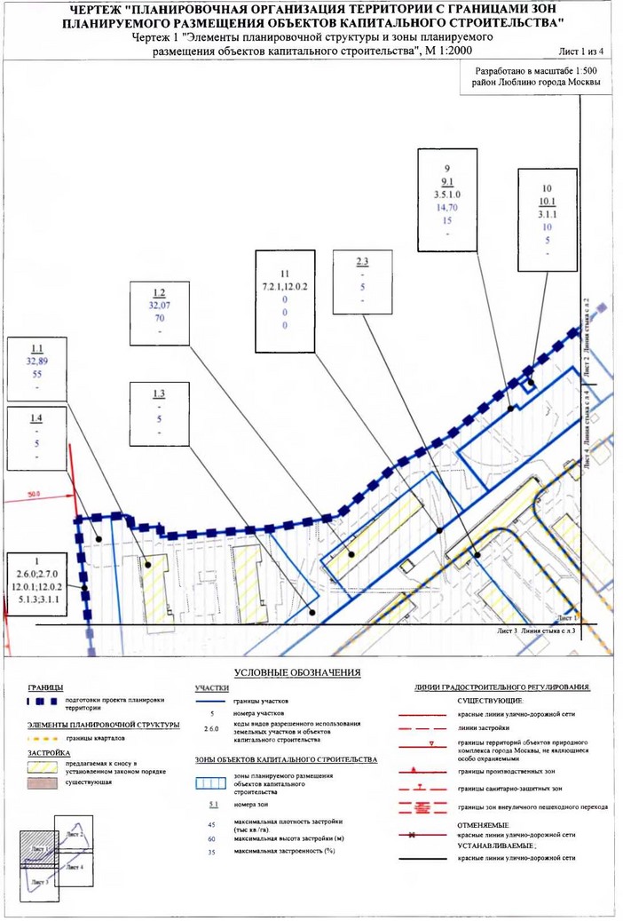 Постановление Правительства Москвы от 14.01.2020 N 2-ПП "Об утверждении проекта планировки территории микрорайона Ж района Люблино города Москвы"