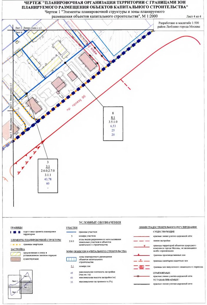 Постановление Правительства Москвы от 14.01.2020 N 2-ПП "Об утверждении проекта планировки территории микрорайона Ж района Люблино города Москвы"
