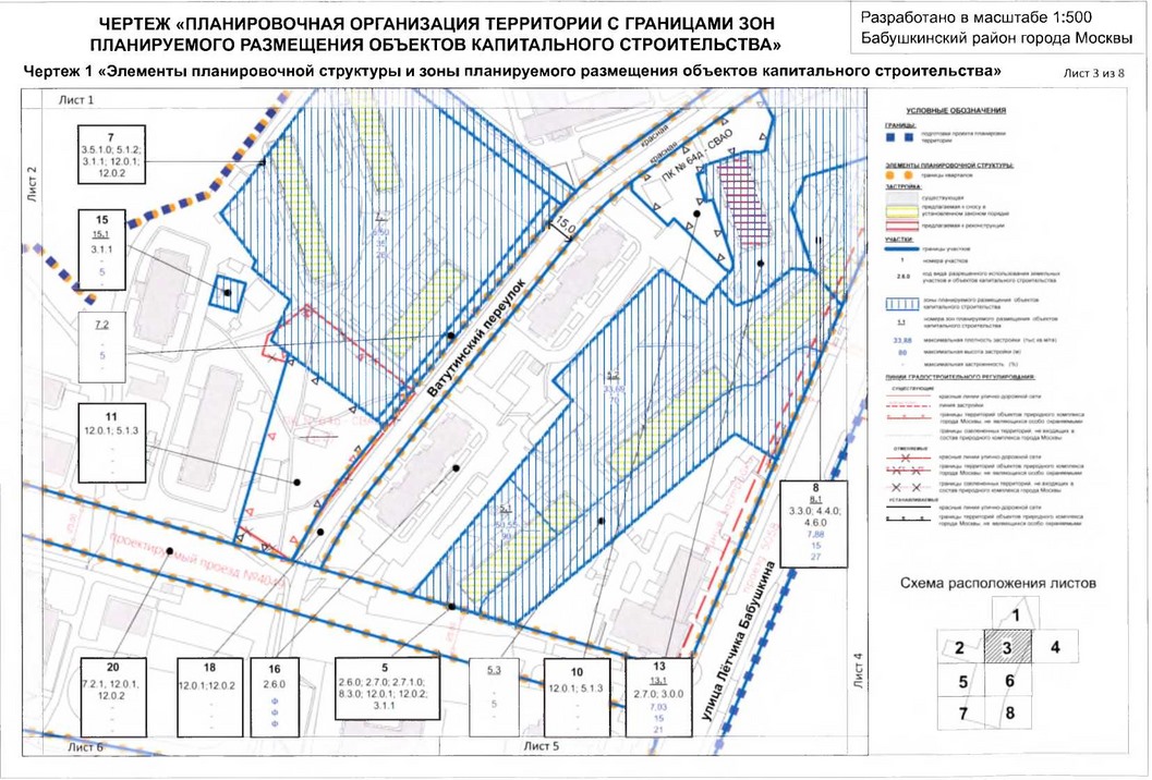 Постановление Правительства Москвы от 15.01.2020 N 21-ПП "Об утверждении проекта планировки территории микрорайонов 10, 13 Бабушкинского района"