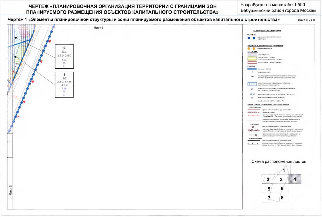 Постановление Правительства Москвы от 15.01.2020 N 21-ПП "Об утверждении проекта планировки территории микрорайонов 10, 13 Бабушкинского района"