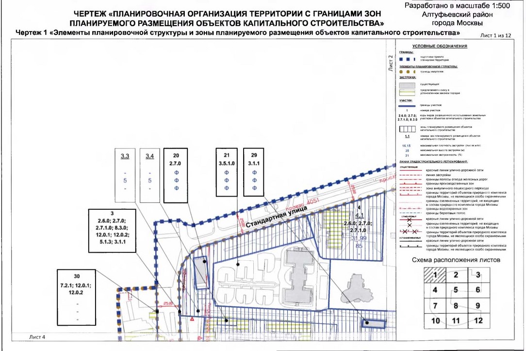 Постановление Правительства Москвы от 31.01.2020 N 54-ПП "Об утверждении проекта планировки территории микрорайонов 1-2, 3, 4-5 Алтуфьевского района города Москвы"