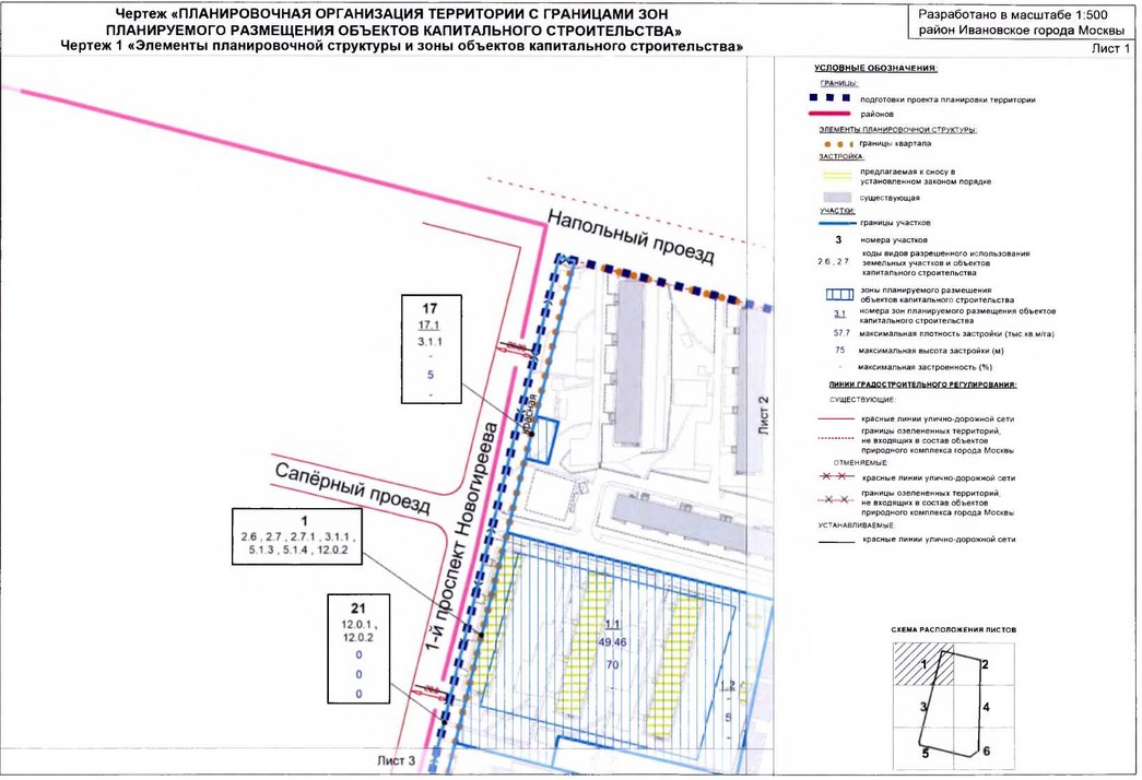 Постановление Правительства Москвы от 19.02.2020 N 131-ПП "Об утверждении проекта планировки территории микрорайона 40-52 района Ивановское города Москвы"