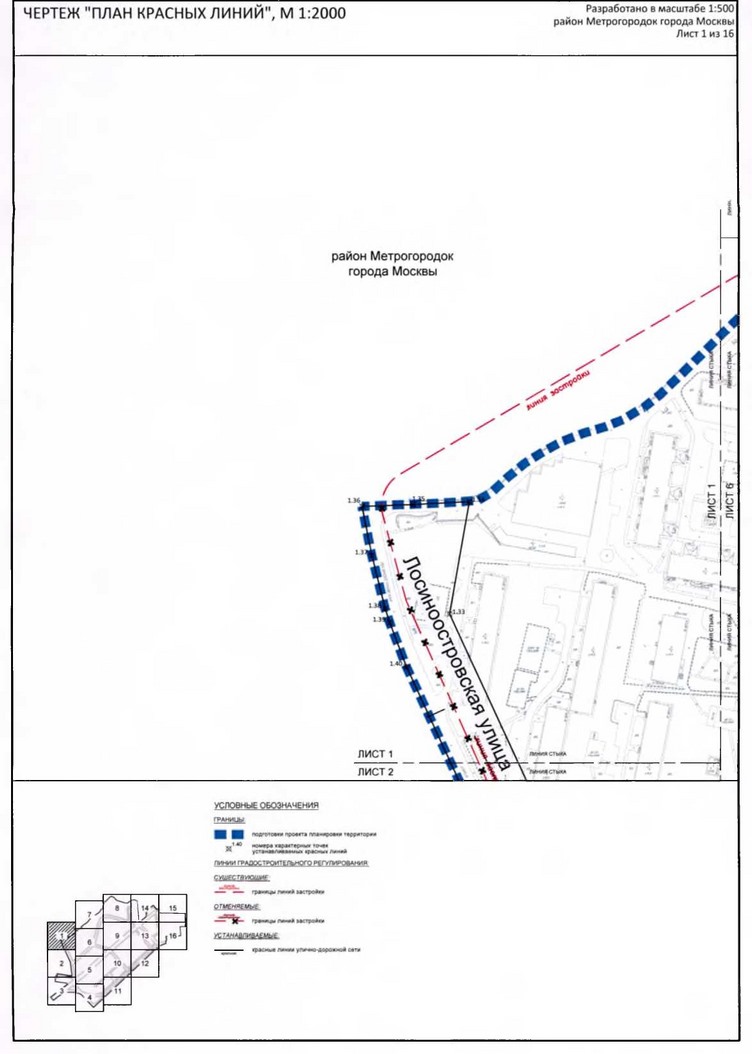 Постановление Правительства Москвы от 20.02.2020 N 134-ПП "Об утверждении проекта планировки территории микрорайонов 1, 2, 2а района Метрогородок города Москвы"