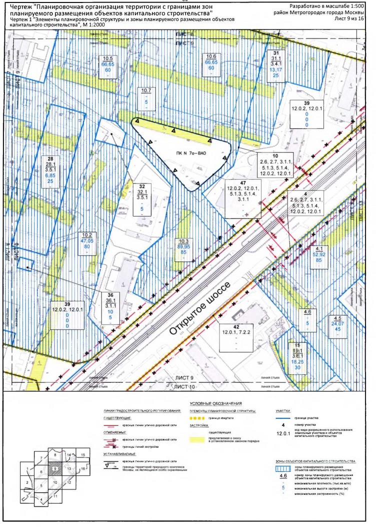 Постановление Правительства Москвы от 20.02.2020 N 134-ПП "Об утверждении проекта планировки территории микрорайонов 1, 2, 2а района Метрогородок города Москвы"