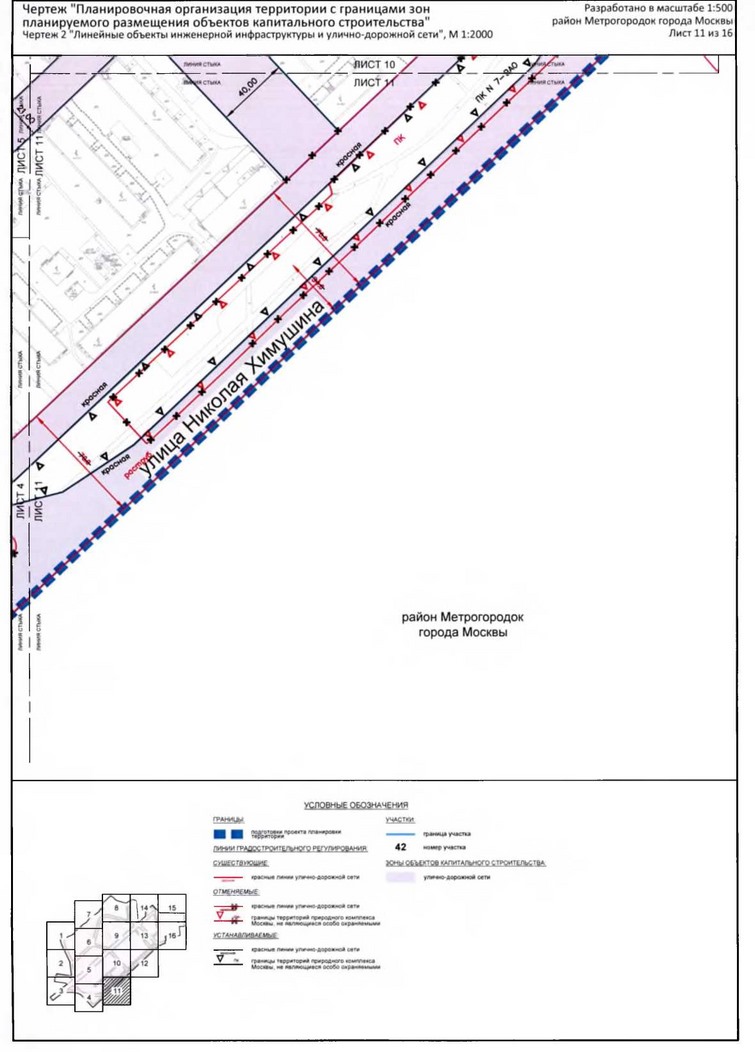 Постановление Правительства Москвы от 20.02.2020 N 134-ПП "Об утверждении проекта планировки территории микрорайонов 1, 2, 2а района Метрогородок города Москвы"