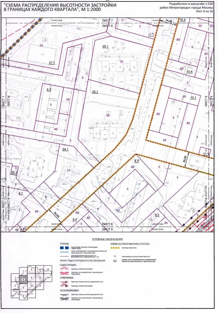 Постановление Правительства Москвы от 20.02.2020 N 134-ПП "Об утверждении проекта планировки территории микрорайонов 1, 2, 2а района Метрогородок города Москвы"