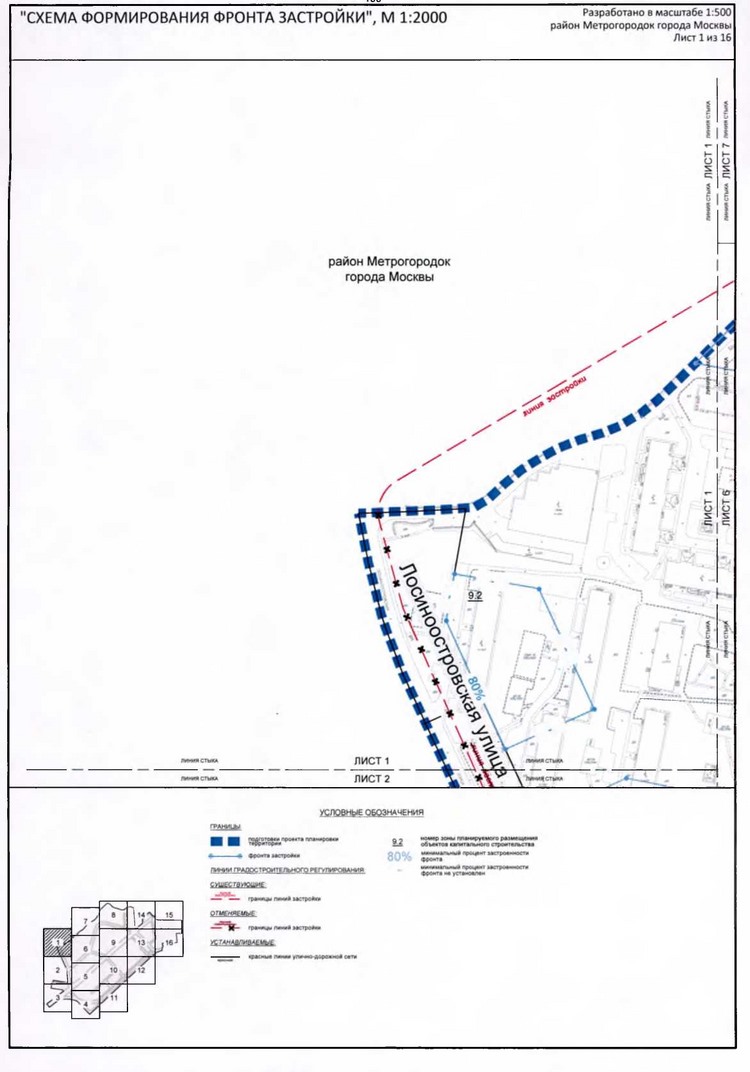 Постановление Правительства Москвы от 20.02.2020 N 134-ПП "Об утверждении проекта планировки территории микрорайонов 1, 2, 2а района Метрогородок города Москвы"