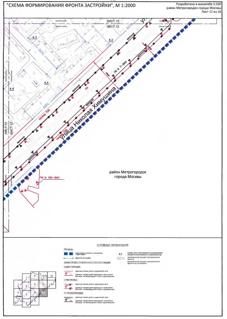 Постановление Правительства Москвы от 20.02.2020 N 134-ПП "Об утверждении проекта планировки территории микрорайонов 1, 2, 2а района Метрогородок города Москвы"