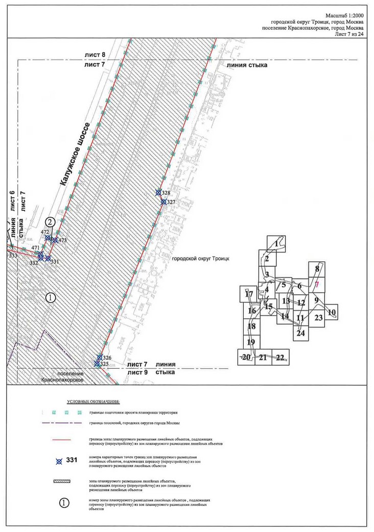 Постановление Правительства Москвы от 07.05.2020 N 530-ПП "Об утверждении проекта планировки территории линейного объекта - улично-дорожная сеть в южной части г.Троицка"