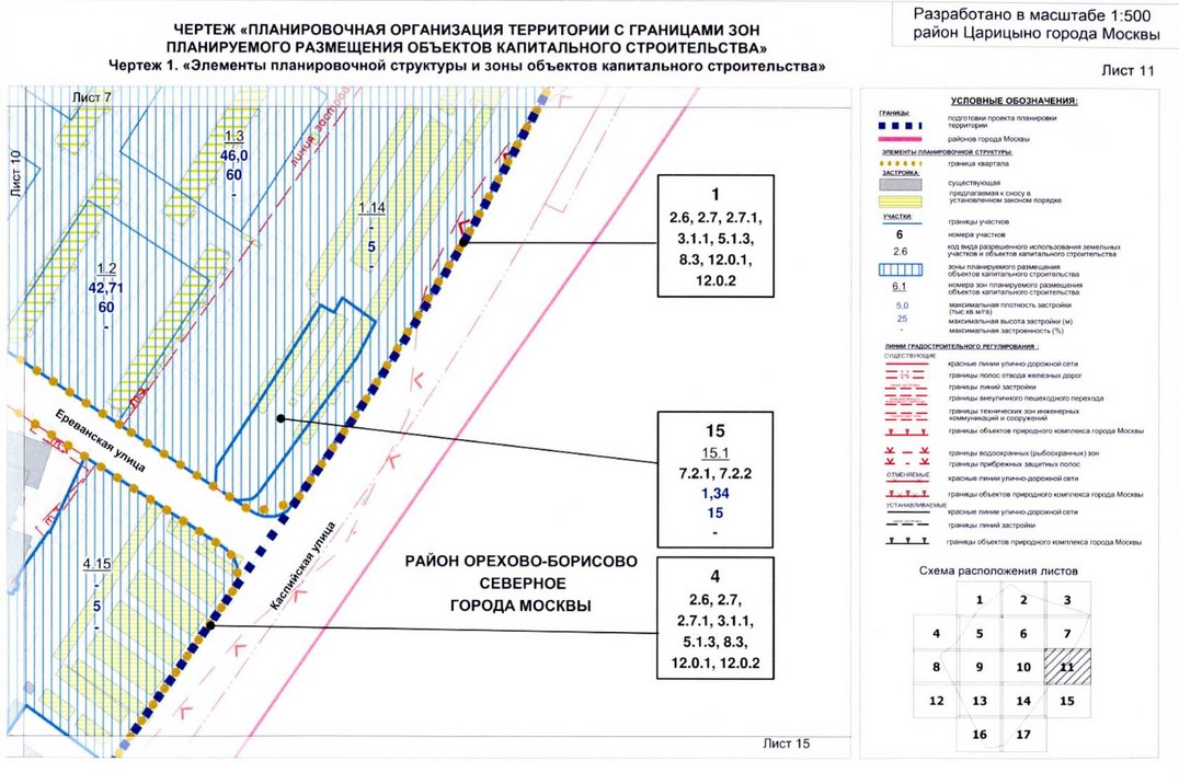 Постановление Правительства Москвы от 15.07.2020 N 979-ПП "Об утверждении проекта планировки территории кварталов 2А, 2Б района Царицыно города Москвы"