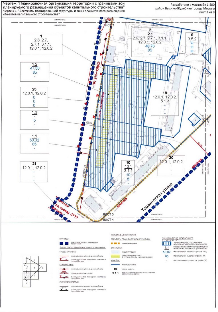 Постановление Правительства Москвы от 20.07.2020 N 1031-ПП "Об утверждении проекта планировки территории микрорайона 136 района Выхино-Жулебино города Москвы"