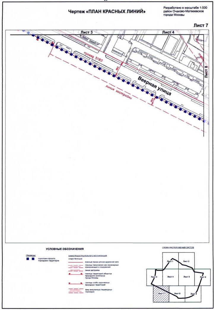 Постановление Правительства Москвы от 20.07.2020 N 1032-ПП "Об утверждении проекта планировки территории микрорайона 1 района Очаково-Матвеевское города Москвы"