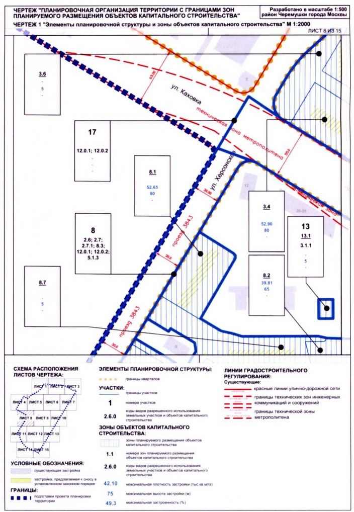 Постановление Правительства Москвы от 17.08.2020 N 1290-ПП "Об утверждении проекта планировки территории кварталов 32, 33-34 района Черемушки города Москвы"