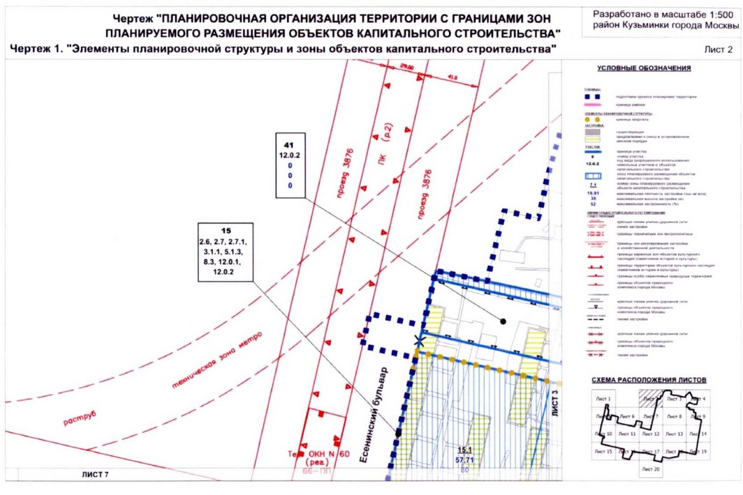 Постановление Правительства Москвы от 20.08.2020 N 1343-ПП "Об утверждении проекта планировки территории микрорайонов 117, 117а, 118, 118а, 119 района Кузьминки города Москвы"