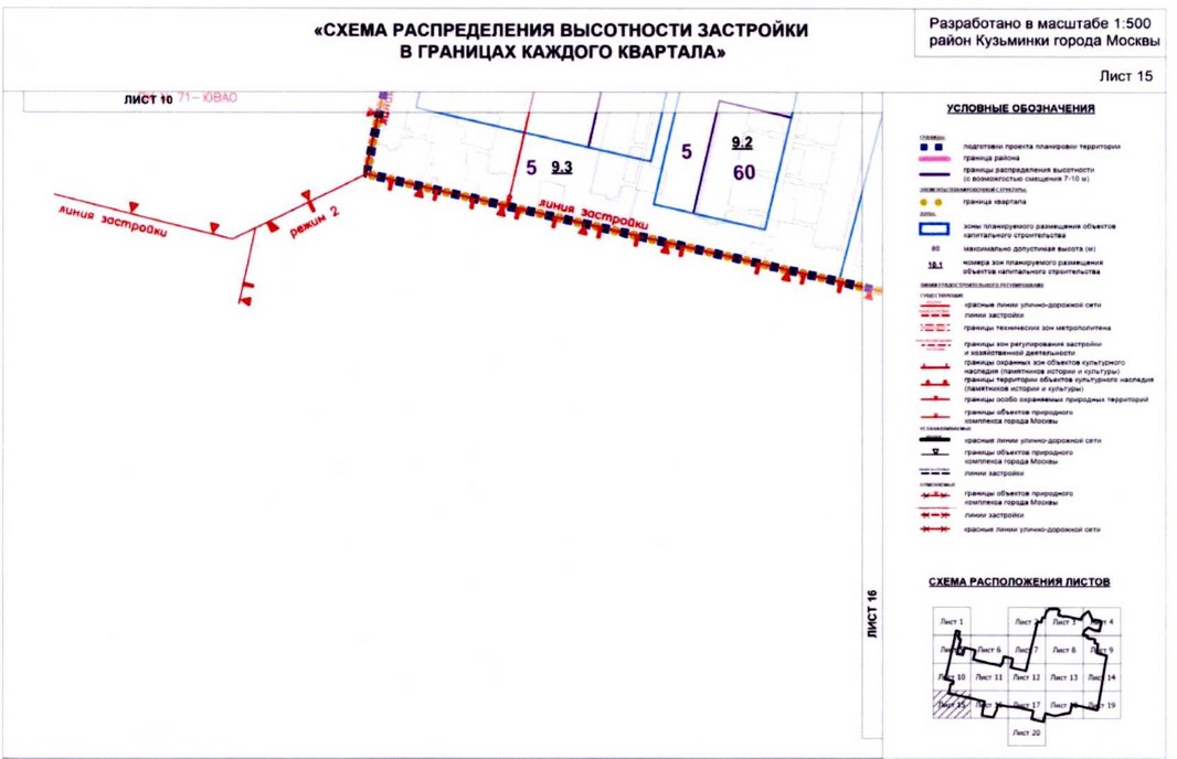 Постановление Правительства Москвы от 20.08.2020 N 1343-ПП "Об утверждении проекта планировки территории микрорайонов 117, 117а, 118, 118а, 119 района Кузьминки города Москвы"