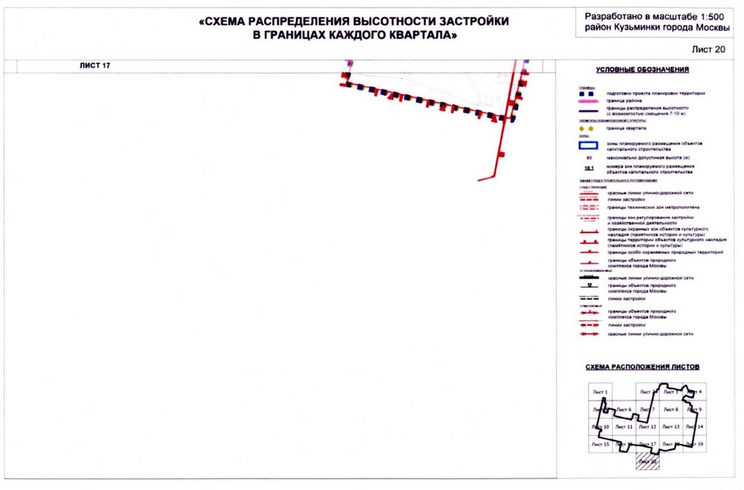 Постановление Правительства Москвы от 20.08.2020 N 1343-ПП "Об утверждении проекта планировки территории микрорайонов 117, 117а, 118, 118а, 119 района Кузьминки города Москвы"