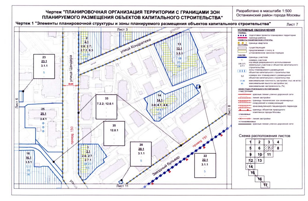 Постановление Правительства Москвы от 04.09.2020 N 1448-ПП "Об утверждении проекта планировки территории микрорайонов 14, 15 - 16 и квартала 104 Останкинского района города Москвы"