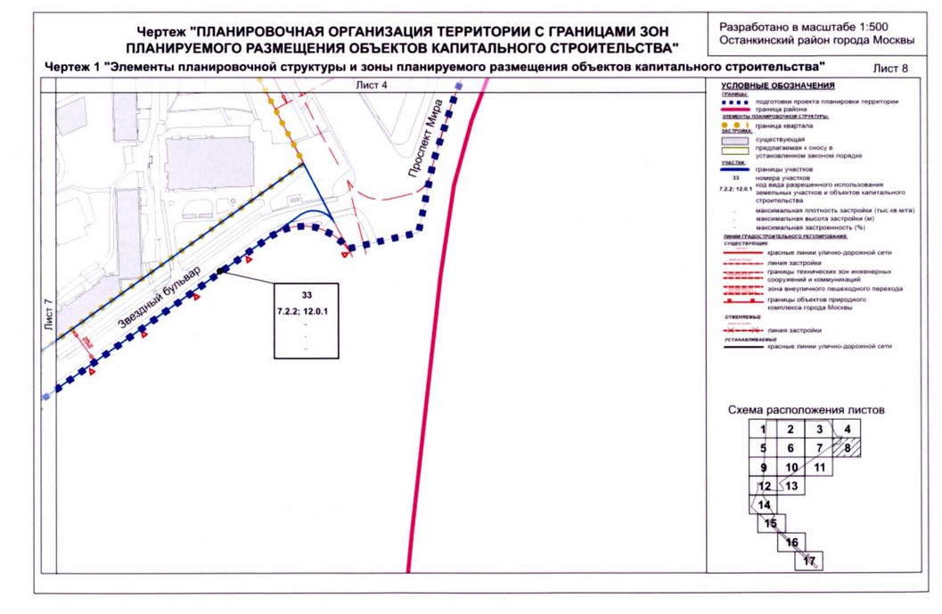 Постановление Правительства Москвы от 04.09.2020 N 1448-ПП "Об утверждении проекта планировки территории микрорайонов 14, 15 - 16 и квартала 104 Останкинского района города Москвы"