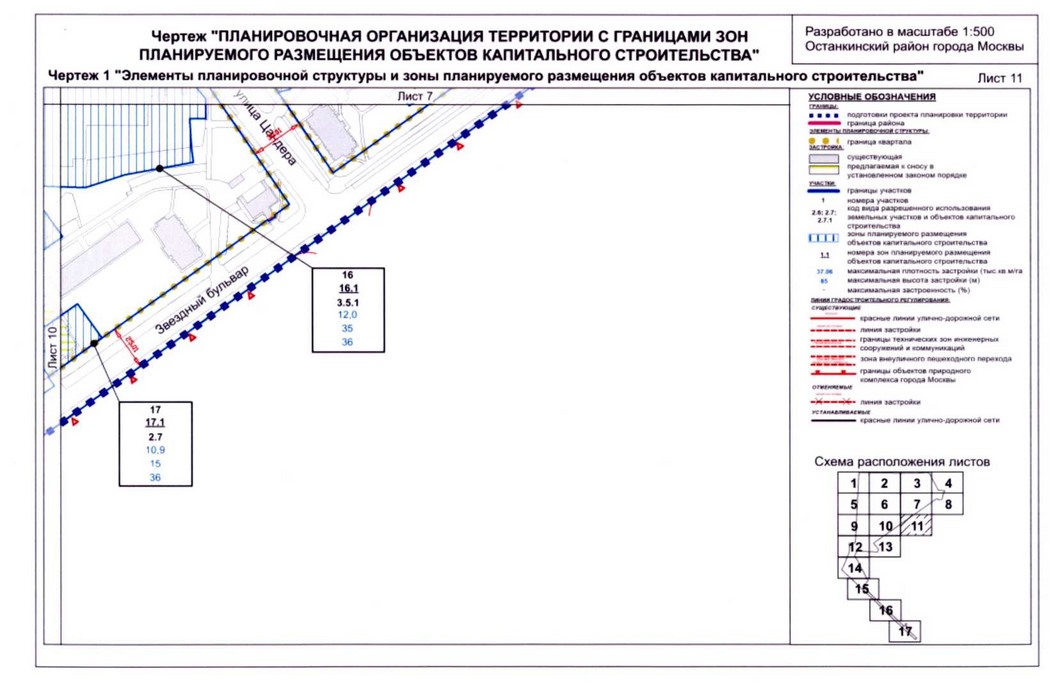 Постановление Правительства Москвы от 04.09.2020 N 1448-ПП "Об утверждении проекта планировки территории микрорайонов 14, 15 - 16 и квартала 104 Останкинского района города Москвы"