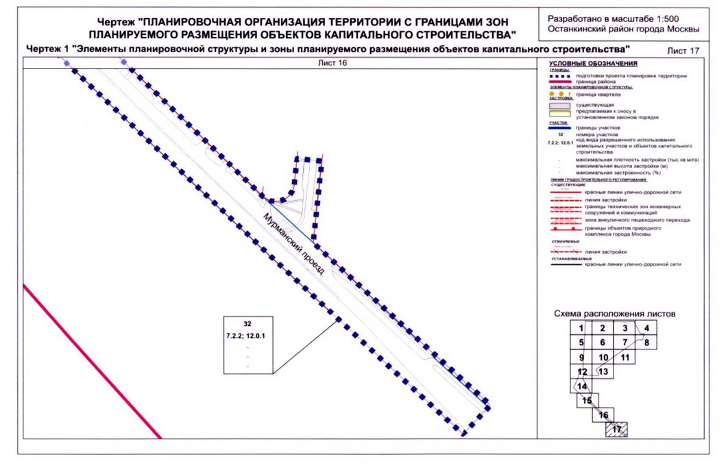 Постановление Правительства Москвы от 04.09.2020 N 1448-ПП "Об утверждении проекта планировки территории микрорайонов 14, 15 - 16 и квартала 104 Останкинского района города Москвы"