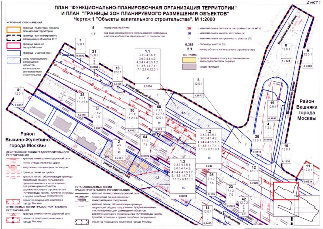 Постановление Правительства Москвы от 22.09.2020 N 1547-ПП "Об утверждении проекта планировки территории транспортно-пересадочного узла "Выхино"