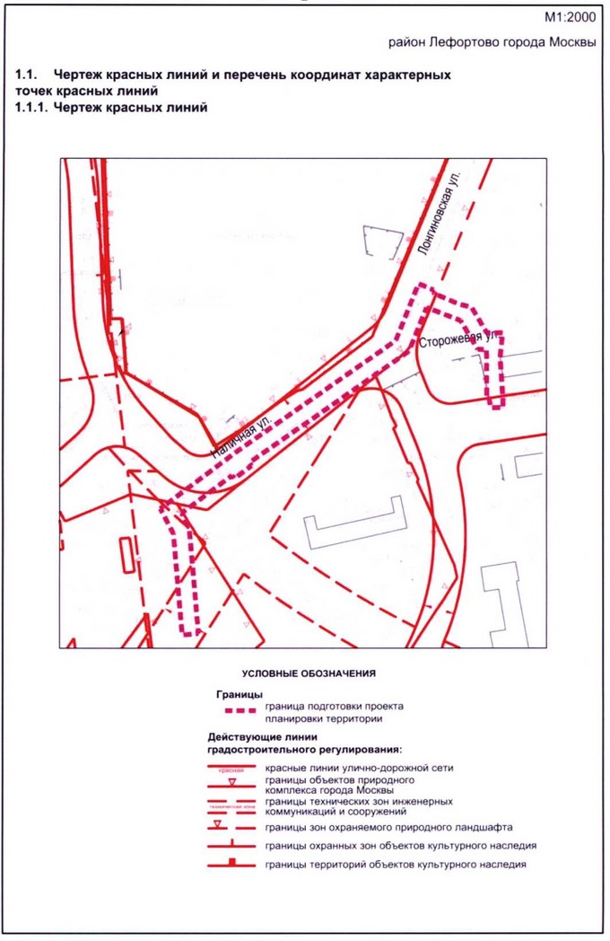 Постановление Правительства Москвы от 16.10.2020 N 1749-ПП "Об утверждении проекта планировки территории линейного объекта - реконструкция водопроводной сети по адресу: Лонгиновская улица, Наличная улица"