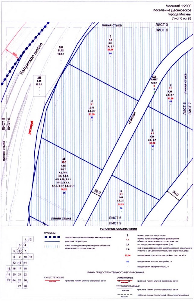 Постановление Правительства Москвы от 23.10.2020 N 1807-ПП "Об утверждении проекта планировки территории вблизи пересечения Калужского шоссе с Власьевской улицей"