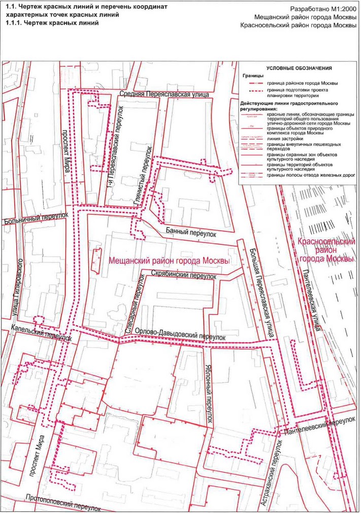 Постановление Правительства Москвы от 03.11.2020 N 1910-ПП "Об утверждении проекта планировки территории линейного объекта - реконструкция газопровода низкого давления по адресу: проспект Мира, д.10-д.46, ул.Б.Переяславская, д.3 к.1-д.10"