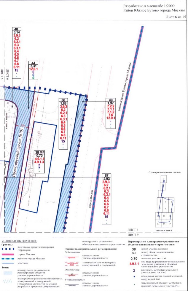Постановление Правительства Москвы от 08.12.2020 N 2179-ПП "Об утверждении проекта планировки части территории промышленной зоны ЮБ-I в границах производственной зоны "Южное Бутово"