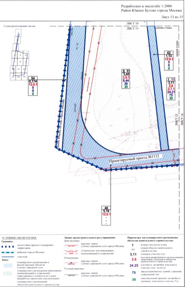 Постановление Правительства Москвы от 08.12.2020 N 2179-ПП "Об утверждении проекта планировки части территории промышленной зоны ЮБ-I в границах производственной зоны "Южное Бутово"