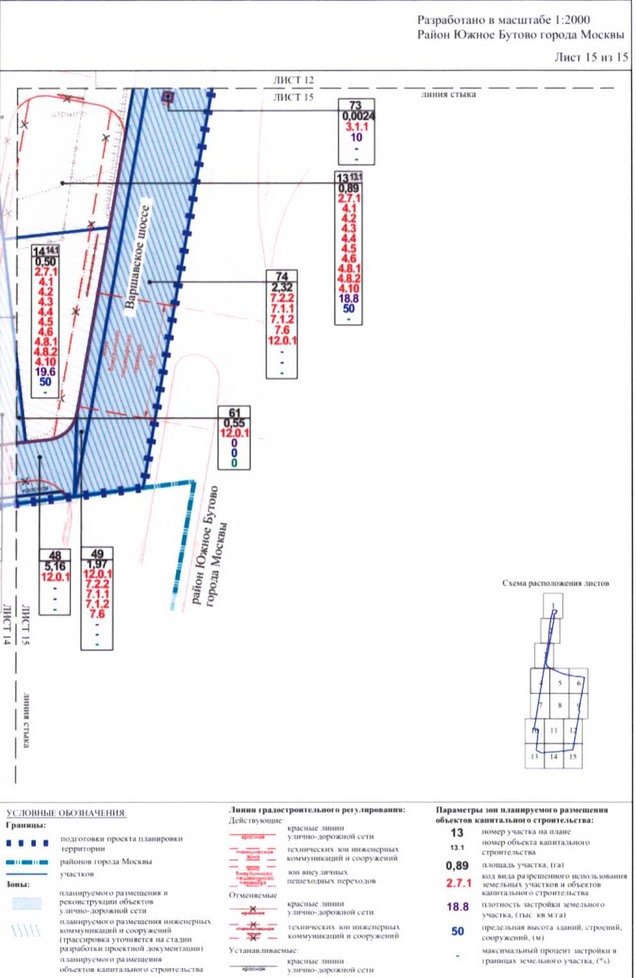 Постановление Правительства Москвы от 08.12.2020 N 2179-ПП "Об утверждении проекта планировки части территории промышленной зоны ЮБ-I в границах производственной зоны "Южное Бутово"