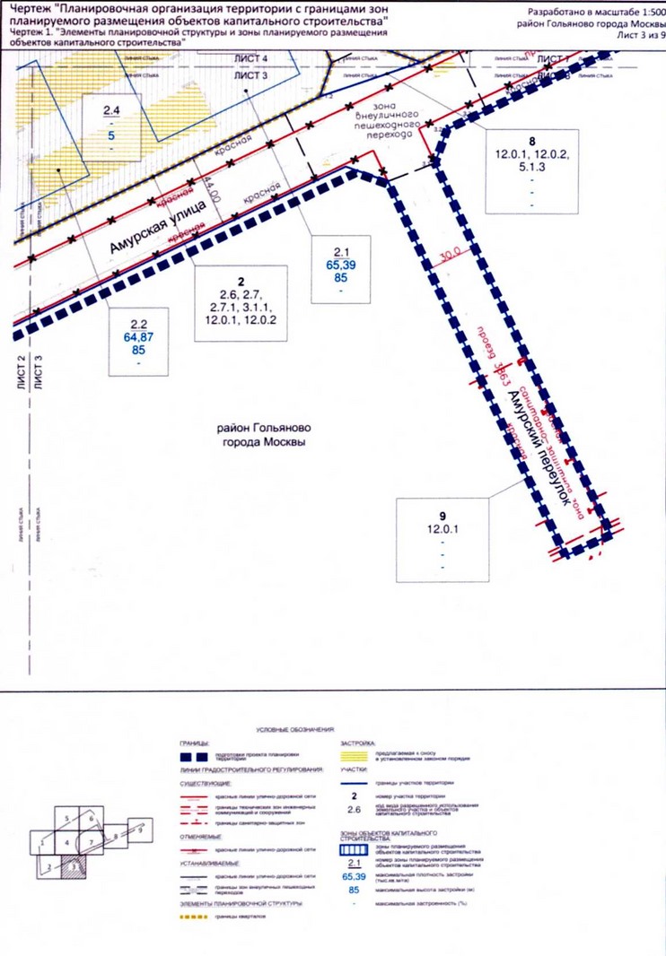Постановление Правительства Москвы от 25.12.2020 N 2391-ПП "Об утверждении проекта планировки территории по адресу: ул.Амурская, вл.1 района Гольяново города Москвы"