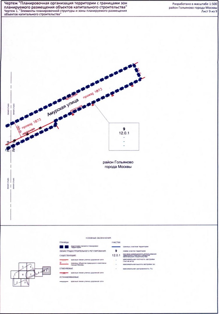 Постановление Правительства Москвы от 25.12.2020 N 2391-ПП "Об утверждении проекта планировки территории по адресу: ул.Амурская, вл.1 района Гольяново города Москвы"