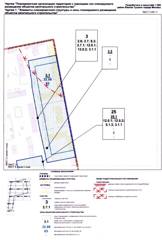 Постановление Правительства Москвы от 25.12.2020 N 2393-ПП "Об утверждении проекта планировки территории микрорайонов 9, 11 района Южное Тушино города Москвы"