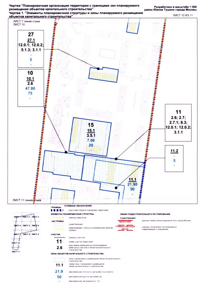 Постановление Правительства Москвы от 25.12.2020 N 2393-ПП "Об утверждении проекта планировки территории микрорайонов 9, 11 района Южное Тушино города Москвы"