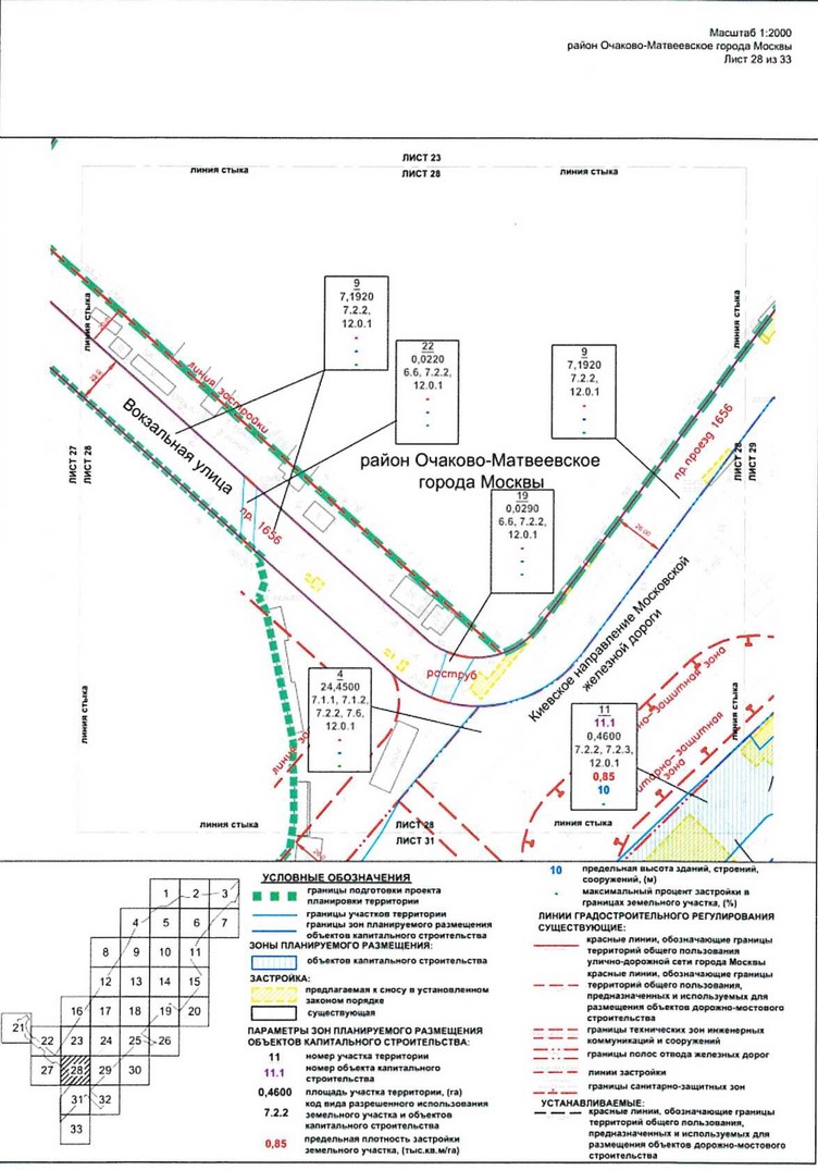 Постановление Правительства Москвы от 09.04.2021 N 428-ПП "Об утверждении проекта планировки территории вдоль Киевского направления Московской железной дороги с учетом строительства дополнительных путей и развития железнодорожной инфраструктуры на участке от Киевского вокзала до остановочного пункта Апрелевка, остановочные пункты Аминьевская, Очаково"