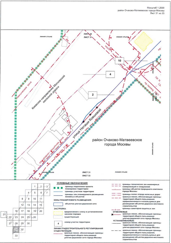 Постановление Правительства Москвы от 09.04.2021 N 428-ПП "Об утверждении проекта планировки территории вдоль Киевского направления Московской железной дороги с учетом строительства дополнительных путей и развития железнодорожной инфраструктуры на участке от Киевского вокзала до остановочного пункта Апрелевка, остановочные пункты Аминьевская, Очаково"