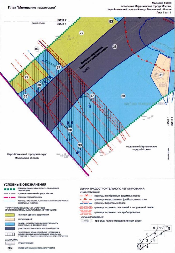 Постановление Правительства Москвы от 22.06.2021 N 880-ПП "Об утверждении проекта планировки территории вдоль Киевского направления Московской железной дороги на участке от Киевского вокзала до остановочного пункта "Апрелевка", остановочный пункт "Крекшино"