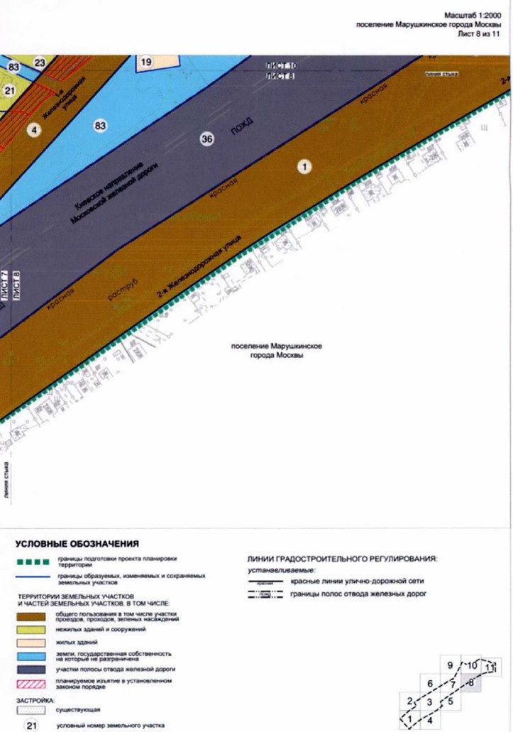 Постановление Правительства Москвы от 22.06.2021 N 880-ПП "Об утверждении проекта планировки территории вдоль Киевского направления Московской железной дороги на участке от Киевского вокзала до остановочного пункта "Апрелевка", остановочный пункт "Крекшино"
