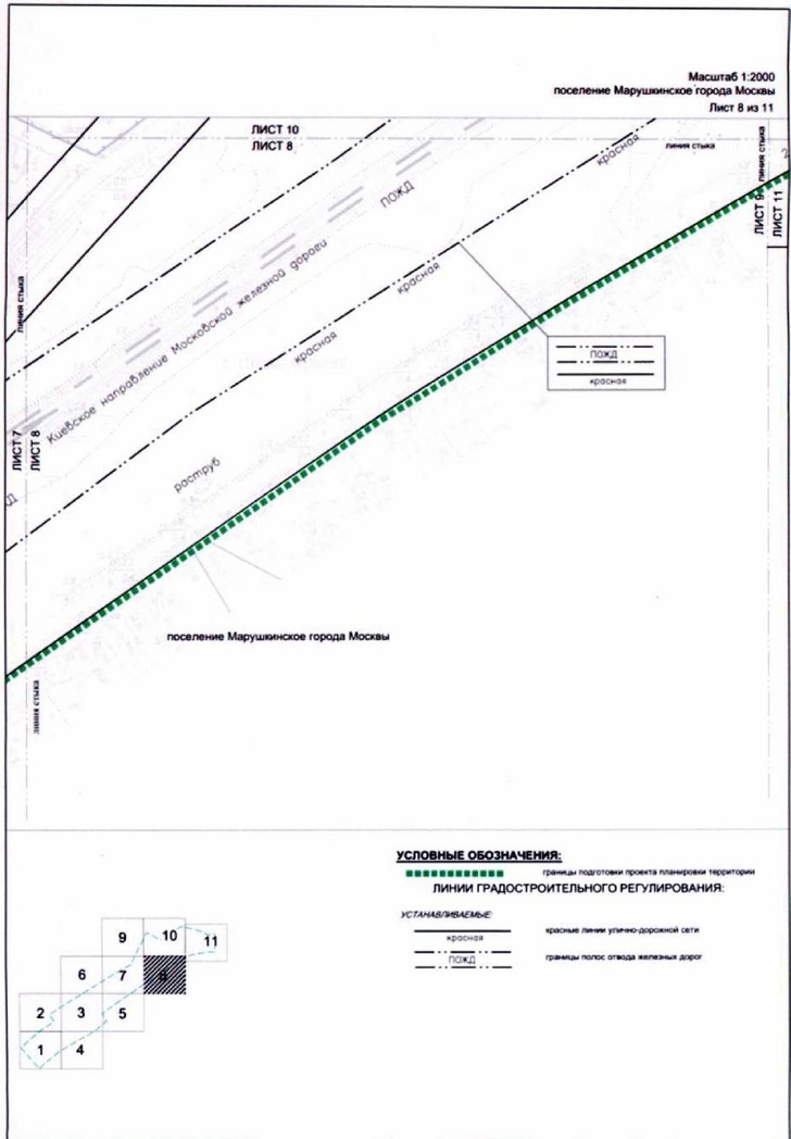Постановление Правительства Москвы от 22.06.2021 N 880-ПП "Об утверждении проекта планировки территории вдоль Киевского направления Московской железной дороги на участке от Киевского вокзала до остановочного пункта "Апрелевка", остановочный пункт "Крекшино"