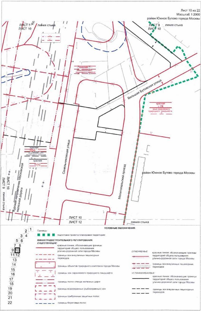 Постановление Правительства Москвы от 10.08.2021 N 1226-ПП "Об утверждении проекта планировки территории, прилегающей к Московским центральным диаметрам: МЦД-2 "Нахабино-Подольск", участок от границы ТПУ "Щербинка" до Варшавского шоссе"